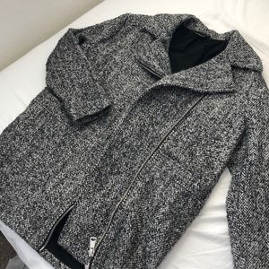 Topshop tweed trench coat